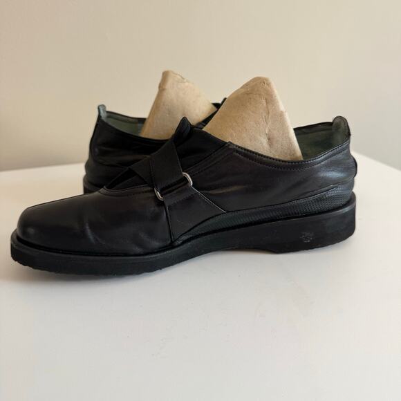 Thierry Rabotin Lena Walking Shoes Womens 8 Black Leather Slip On Made in Italy - Picture 11 of 13